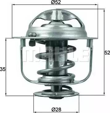 BEHR TX 165 88D - Termostats, Dzesēšanas šķidrums autospares.lv