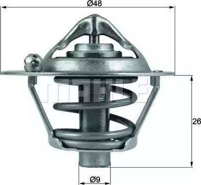 BEHR TX 108 82D - Termostats, Dzesēšanas šķidrums autospares.lv