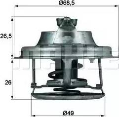 BEHR TX 102 82D - Termostats, Dzesēšanas šķidrums www.autospares.lv