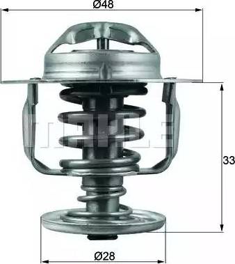 BEHR TX 110 82D - Coolant thermostat / housing www.autospares.lv