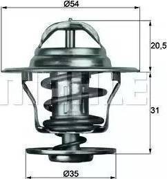 BEHR TX 13 87D - Термостат охлаждающей жидкости / корпус www.autospares.lv