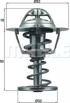 BEHR TX 126 82D - Termostats, Dzesēšanas šķidrums autospares.lv