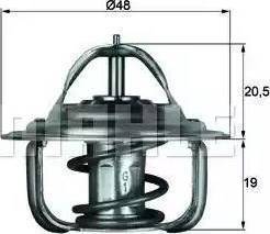 BEHR TX 1 92D - Термостат охлаждающей жидкости / корпус www.autospares.lv