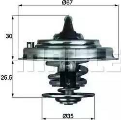 BEHR TX 34 82D - Termostats, Dzesēšanas šķidrums autospares.lv