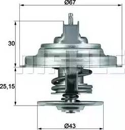 BEHR TX 31 92D - Термостат охлаждающей жидкости / корпус www.autospares.lv