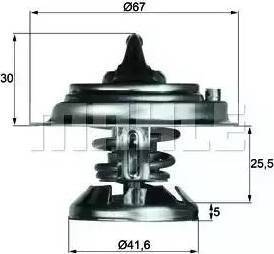 BEHR TX 29 80D - Coolant thermostat / housing www.autospares.lv