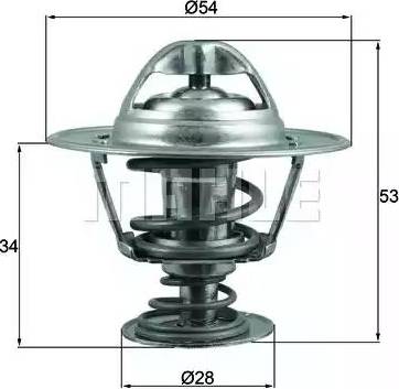 BEHR TX 203 88D - Термостат охлаждающей жидкости / корпус www.autospares.lv