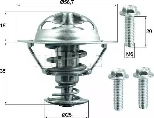 BEHR TX 202 90D - Termostats, Dzesēšanas šķidrums www.autospares.lv