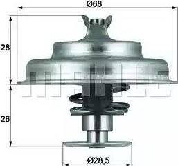 BEHR TX 75 80D - Termostats, Dzesēšanas šķidrums www.autospares.lv