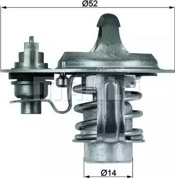 BEHR TX 76 88D - Coolant thermostat / housing www.autospares.lv