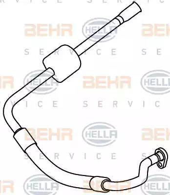 BEHR HELLA Service 9GS 351 337-701 - Augst / Zemspiediena cauruļvads, Gaisa kond. sist. www.autospares.lv