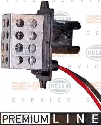 BEHR HELLA Service 9ML 351 332-181 - Rezistors, Salona ventilators www.autospares.lv