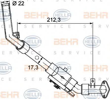 BEHR HELLA Service 9XL 351 328-031 - Dzesēšanas šķidruma regulēšanas vārsts www.autospares.lv