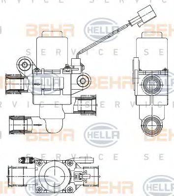 BEHR HELLA Service 9XL 351 328-361 - Dzesēšanas šķidruma regulēšanas vārsts www.autospares.lv