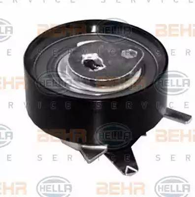 BEHR HELLA Service 9XU 376 819-501 - Spriegotājrullītis, Gāzu sadales mehānisma piedziņas siksna www.autospares.lv