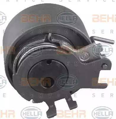 BEHR HELLA Service 9XU 376 818-461 - Spriegotājrullītis, Gāzu sadales mehānisma piedziņas siksna www.autospares.lv