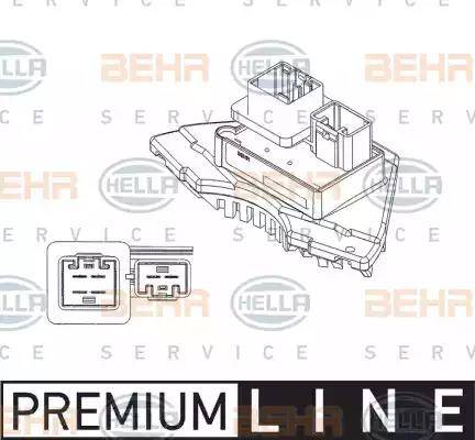 BEHR HELLA Service 5HL 351 321-231 - Regulators, Salona ventilators www.autospares.lv