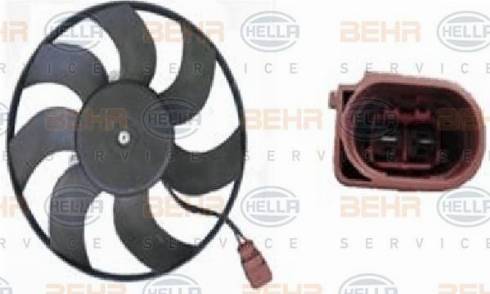 BEHR HELLA Service 8EW 351 040-414 - Ventilators, Motora dzesēšanas sistēma www.autospares.lv