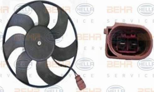 BEHR HELLA Service 8EW 351 040-064 - Ventilators, Motora dzesēšanas sistēma www.autospares.lv