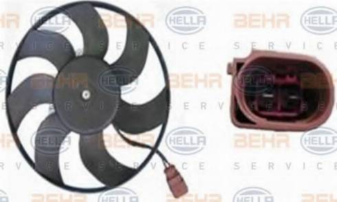 BEHR HELLA Service 8EW 351 040-061 - Ventilators, Motora dzesēšanas sistēma www.autospares.lv