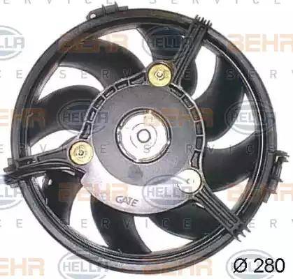 BEHR HELLA Service 8EW 351 043-781 - Fan, radiator www.autospares.lv