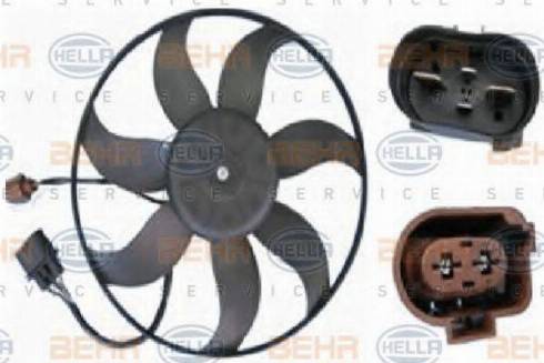 BEHR HELLA Service 8EW 351 039-191 - Ventilators, Motora dzesēšanas sistēma www.autospares.lv