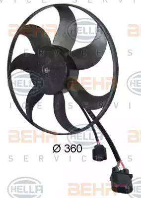 BEHR HELLA Service 8EW 351 039-171 - Ventilators, Motora dzesēšanas sistēma www.autospares.lv