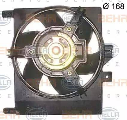 BEHR HELLA Service 8EW 351 150-244 - Вентилятор, охлаждение двигателя www.autospares.lv