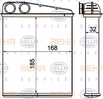 BEHR HELLA Service 8FH 351 000-551 - Siltummainis, Salona apsilde www.autospares.lv