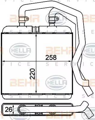 BEHR HELLA Service 8FH 351 000-601 - Siltummainis, Salona apsilde www.autospares.lv