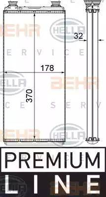 BEHR HELLA Service 8FH 351 000-381 - Siltummainis, Salona apsilde www.autospares.lv