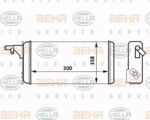 BEHR HELLA Service 8FH 351 024-251 - Siltummainis, Salona apsilde www.autospares.lv