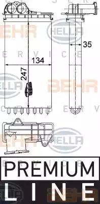 BEHR HELLA Service 8FH 351 315-561 - Siltummainis, Salona apsilde www.autospares.lv