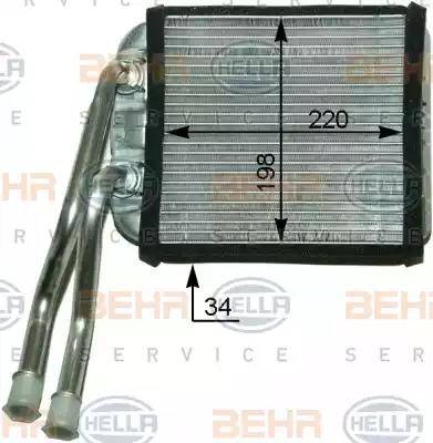 BEHR HELLA Service 8FH 351 316-201 - Siltummainis, Salona apsilde autospares.lv