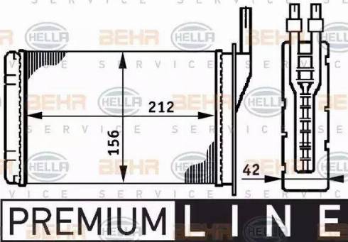 BEHR HELLA Service 8FH 351 311-051 - Siltummainis, Salona apsilde www.autospares.lv