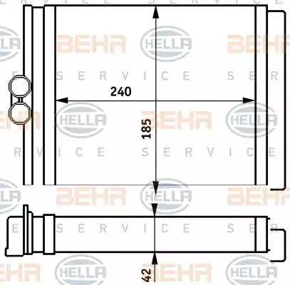 BEHR HELLA Service 8FH 351 313-151 - Siltummainis, Salona apsilde www.autospares.lv