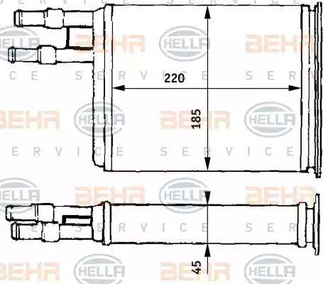 BEHR HELLA Service 8FH 351 313-171 - Siltummainis, Salona apsilde www.autospares.lv