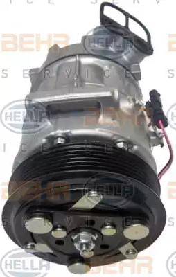 BEHR HELLA Service 8FK 351 004-151 - Compressor, air conditioning www.autospares.lv