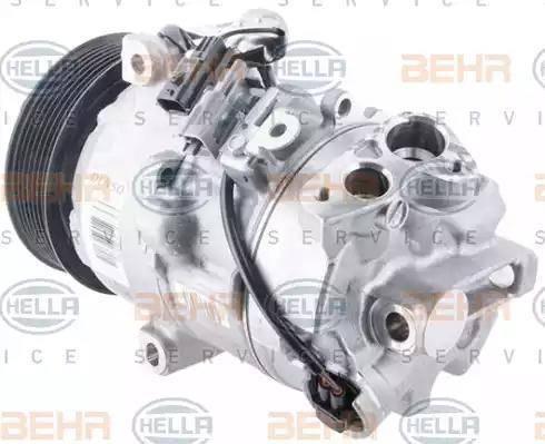 BEHR HELLA Service 8FK 351 003-451 - Kompresors, Gaisa kond. sistēma www.autospares.lv