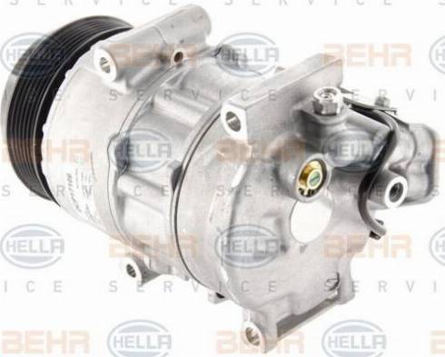 BEHR HELLA Service 8FK 351 007-101 - Kompresors, Gaisa kond. sistēma autospares.lv