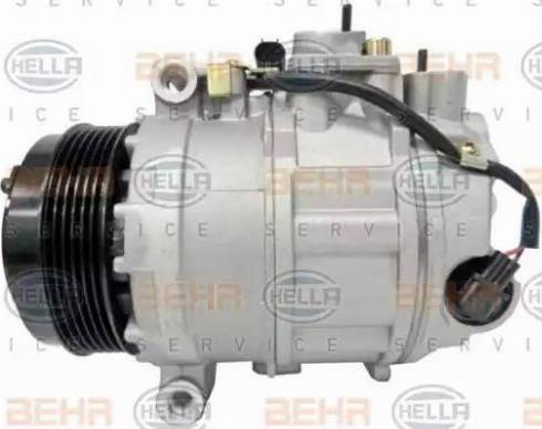 BEHR HELLA Service 8FK 351 105-631 - Compressor, air conditioning www.autospares.lv