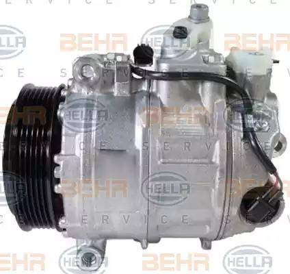 BEHR HELLA Service 8FK 351 105-131 - Compressor, air conditioning www.autospares.lv