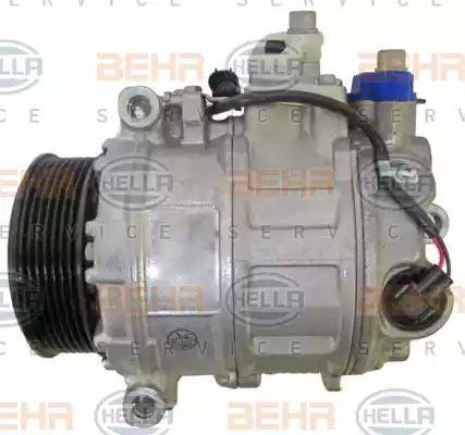 BEHR HELLA Service 8FK 351 105-351 - Compressor, air conditioning www.autospares.lv