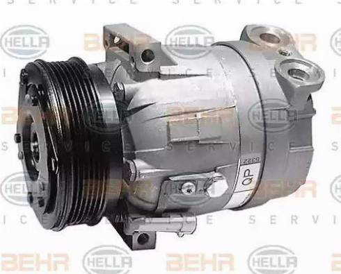 BEHR HELLA Service 8FK 351 134-081 - Kompresors, Gaisa kond. sistēma www.autospares.lv