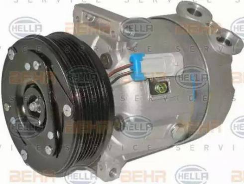 BEHR HELLA Service 8FK 351 135-431 - Kompresors, Gaisa kond. sistēma www.autospares.lv