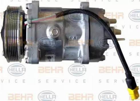 BEHR HELLA Service 8FK 351 316-451 - Kompresors, Gaisa kond. sistēma autospares.lv