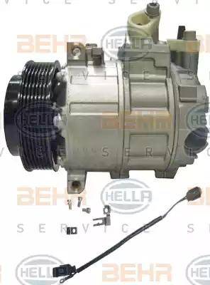 BEHR HELLA Service 8FK 351 322-921 - Kompresors, Gaisa kond. sistēma autospares.lv