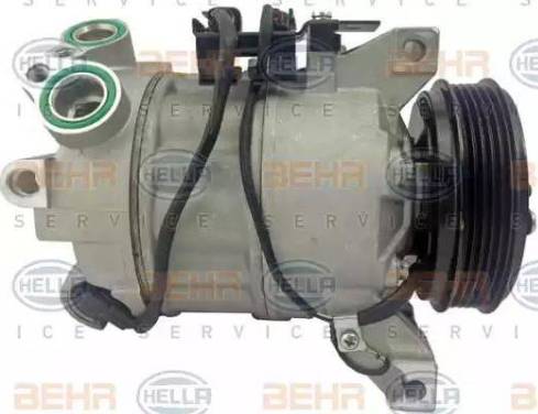 BEHR HELLA Service 8FK 351 322-681 - Compressor, air conditioning www.autospares.lv