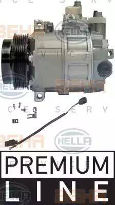 BEHR HELLA Service 8FK 351 322-391 - Compressor, air conditioning www.autospares.lv