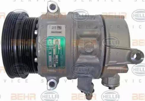 BEHR HELLA Service 8FK 351 322-341 - Kompresors, Gaisa kond. sistēma autospares.lv